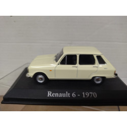 RENAULT 6 1970 CREAM/WHITE 1:43 RBA IXO HARD BOX DEFECT/NO BOX