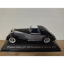HISPANO SUIZA T68 1933 J12 FERNANDEZ & DARRIN CLASSIC CARS 1:43 ALTAYA IXO