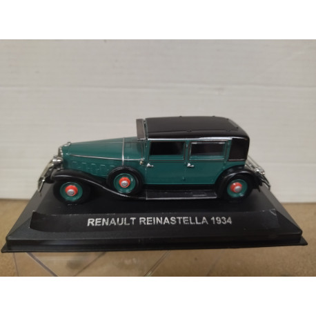 RENAULT REINASTELLA 1934 TYPE RM 2 GREEN 1:43 NOREV HACHETTE CAJA NO ORIGINAL