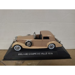 DELAGE COUPE DE VILLE 1939 BEIGE 1:43 SOLIDO CAJA NO ORIGINAL
