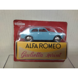 ALFA ROMEO GIULIETTA SPRINT BLUE 1:48 MERCURY HACHETTE