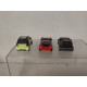 LOTE 3 X SMART/ROADSTER/FORFOUR apx 1:72/1:64 ? PLASTIC TOY NO BOX