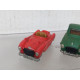 LOTE 2 X FUNNY CARS KINDER GREEN & RED NO BOX
