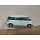 VOLKSWAGEN MICROBUS 2001 BLUE WELLY NO BOX