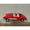 CHEVROLET CORVETTE C1 1957 CONVERTIBLE RED/BLACK 1:34/1:39 11/12 cm WELLY NO BOX