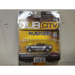 CHEVROLET CAMARO 2006 CONCEPT SILVER DUB CITY KUSTOMS 1:64 JADA TOYS