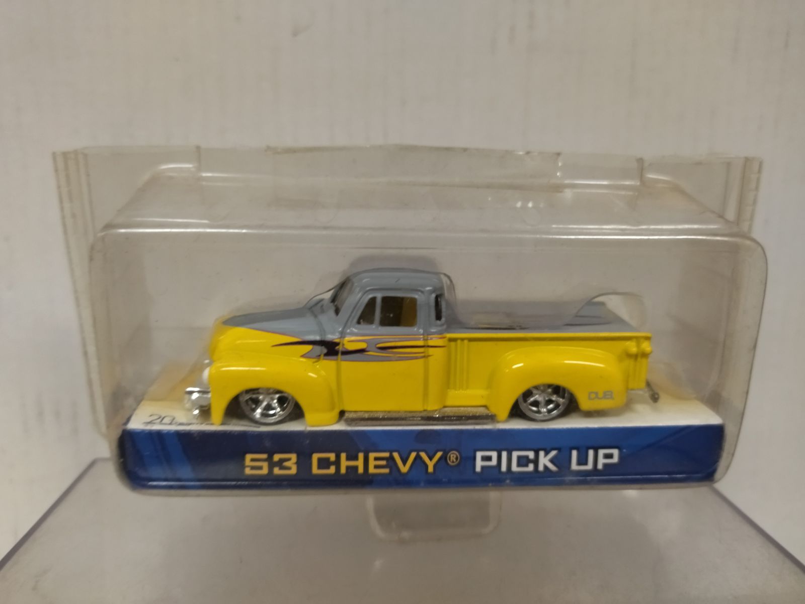 CHEVROLET PICKUP 1953 YELLOW/GREY DUB CITY 1:64 JADA TOYS NO BOX