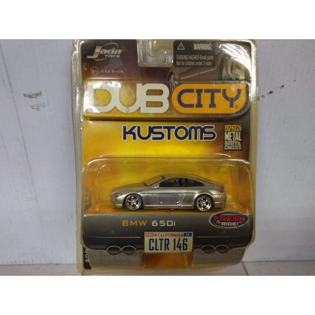 BMW E63/64 650i SILVER DUB CITY KUSTOMS 1:64 JADA TOYS NO BOX
