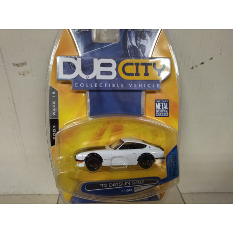DATSUN 240Z 1972 WHITE DUB CITY 1:64 JADA TOYS NO BOX