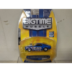 FORD MUSTANG BOSS 429 1970 BLUE BIG TIME MUSCLE 1:64 JADA TOYS