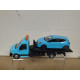 RENAULT CLIO 5 BLUE + FLATBED VAN 1:43 BBURAGO