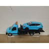 RENAULT CLIO 5 BLUE + FLATBED VAN 1:43 BBURAGO