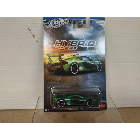 MCLAREN P1 GREEN 3/5 HYBRID SPEED 1:64 MATCHBOX