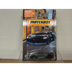 BUGATTI DIVO 2018 GREY 23/24 EUROPEAN STREETS 1:64 MATCHBOX