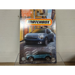 CITROEN E-C4 BLUE/GREEN 21/24 EUROPEAN STREETS 1:64 MATCHBOX