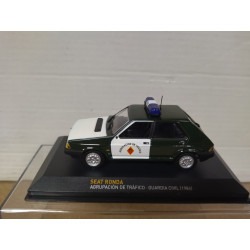 SEAT RONDA 1984 TRAFICO GUARDIA CIVIL 1:43 ALTAYA IXO DEFECT/NO RETRO