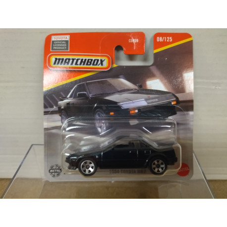 TOYOTA MR2 1984 BLACK 1:64 MATCHBOX 08/125