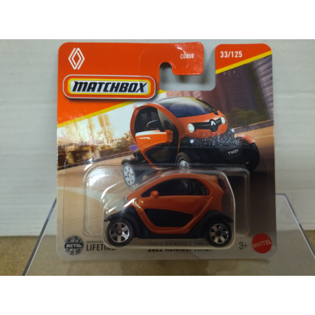 RENAULT TWIZY 2022 ORANGE 1:64 MATCHBOX 33/125