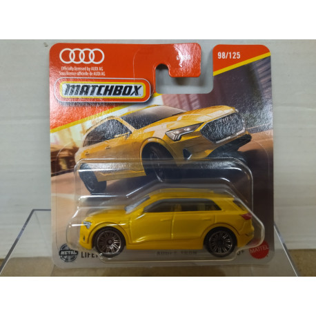AUDI E-TRON YELLOW 1:64 MATCHBOX 98/125