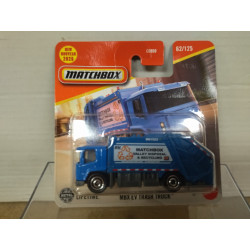 MBX EV TRASH TRUCK BLUE 1:64 MATCHBOX 62/125