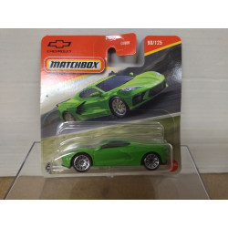 CHEVROLET CORVETTE C8 2020 GREEN 1:64 MATCHBOX 90/125