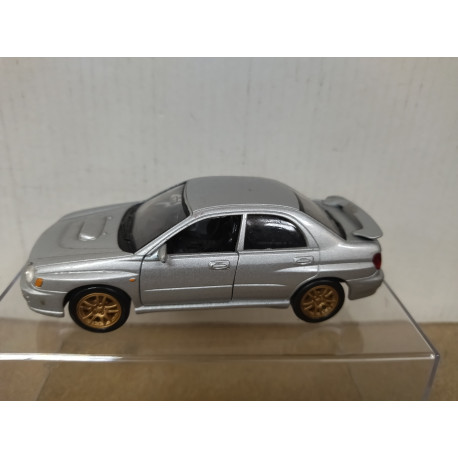 SUBARU IMPREZA WRX 2008 SILVER 1:34/1:39 11/12 cm WELLY NO BOX