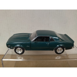 CHEVROLET CAMARO 1968 GREEN 1:34/1:39 11/12 cm WELLY NO BOX