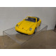 PORSCHE 911 CARRERA CABRIOLET YELLOW 1:34/1:39 11/12 cm WELLY NO BOX