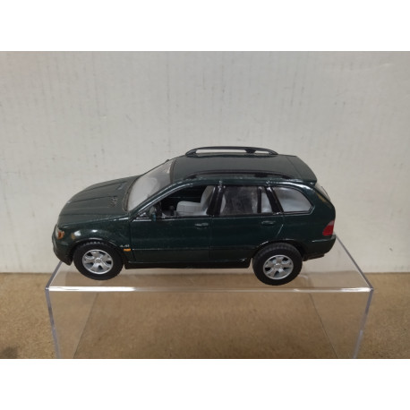 BMW E53 X5 GREEN 1:36 KINSMART OPEN DOORS/PULLBACK
