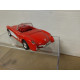 CHEVROLET CORVETTE C1 CONVERTIBLE RED 1:34/1:39 11/12 cm WELLY NO BOX