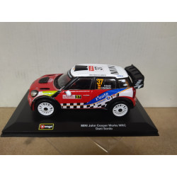MINI JOHN COOPER WORKS 2012 RALLY MONTE CARLO SORDO 1:32 SAICO URNA ROTA