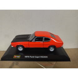 FORD CAPRI 1970 RS2600 RED/BLACK 1:32 BBURAGO