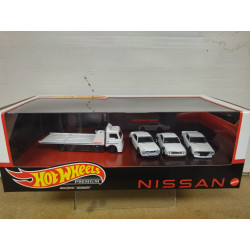 DIORAMA SET X 4 NISSAN SKYLINE 2000 GT-R/GT-X/C210 + FLEET 1:64 HOT WHEELS PREMIUM