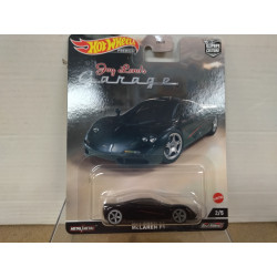 MCLAREN F1 BLACK 2/5 JAY LENO´S 1:64 HOT WHEELS PREMIUM