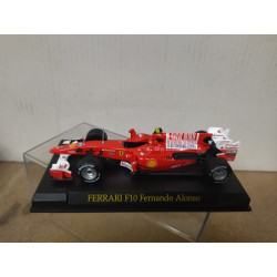 FERRARI F10 FERNANDO ALONSO FORMULA F1 1:43 IXO ALTAYA HARD BOX
