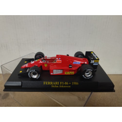 FERRARI F1-86 1986 STEFAN JOHANSSON FORMULA F1 1:43 ALTAYA IXO HARD BOX