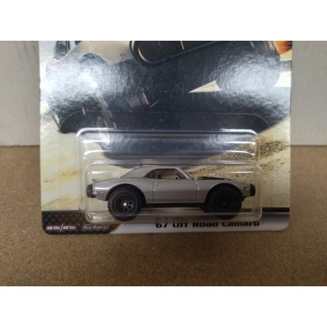 ´67 OFF-ROAD CAMARO FAST & FURIOUS 4/5 OFF-ROAD 1:64 HOT WHEELS PREMIUM
