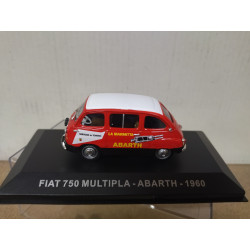 FIAT 750 MULTIPLA 1960 ABARTH 1:43 EAGLEMOSS IXO