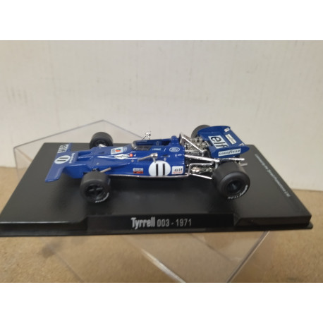 TYRRELL 003 1971 FORMULA F1 WIN JACKIE STEWART 1:43 RBA IXO