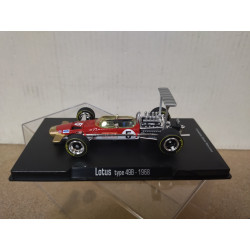 LOTUS 49B 1968 FORMULA F1 WIN GRAHAM HILL 1:43 RBA IXO URNA ROTA