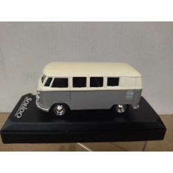 VOLKSWAGEN T1 COMBI GREY/WHITE 1:43 SOLIDO BOX