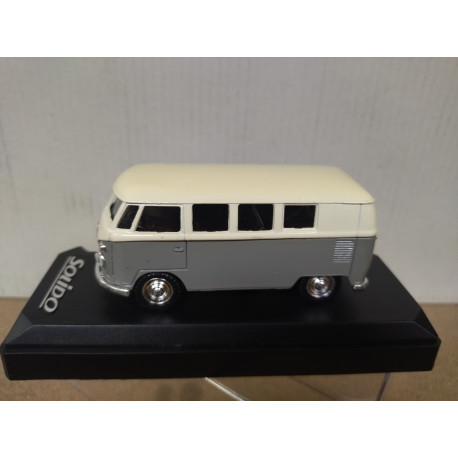VOLKSWAGEN T1 COMBI GREY/WHITE 1:43 SOLIDO BOX