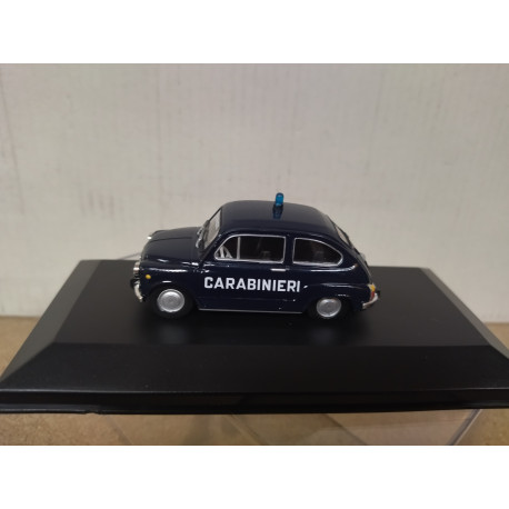 FIAT 600 D 1967 CARABINIERI 1:43 IXO CENTAURIA CAJA NO ORIGINAL