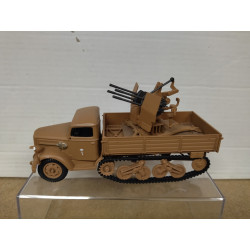 Sd.Kfz. 3 MAULTIER 2cm FLAK 38 GERMANY WW 2 1:43 ALTAYA IXO NO BOX