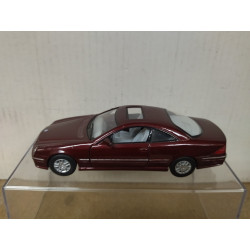 MERCEDES-BENZ CL500 DARK RED 1:38 KINSMART NO BOX
