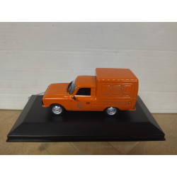 IZH-2715 1973 PANEL VAN ORANGE 1:43 DeAGOSTINI IXO BOX NO ORIGINAL