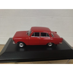AZLK MOSKVICH 408-412 1966 RED 1:43 DeAGOSTINI IXO BOX NO ORIGINAL