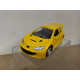 PEUGEOT 206 WRC YELLOW REALTOY NO BOX