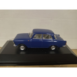 AZLK MOSKVICH 408 1965 DARK BLUE 1:43 IXO BOX NO ORIGINAL DEFECT/NO LIMPIA