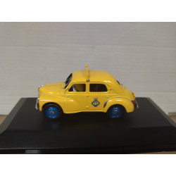 RENAULT 4CV 1958 TOURING SECOURS BELGIQUE 1:43 ELIGOR HACHETTE CAJA NO ORIGINAL